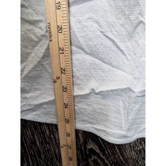 pd&c Shirt Mens 2XL Gray Long Sleeve Button Down Stretch Fabric Casual Top - Picture 7 of 7